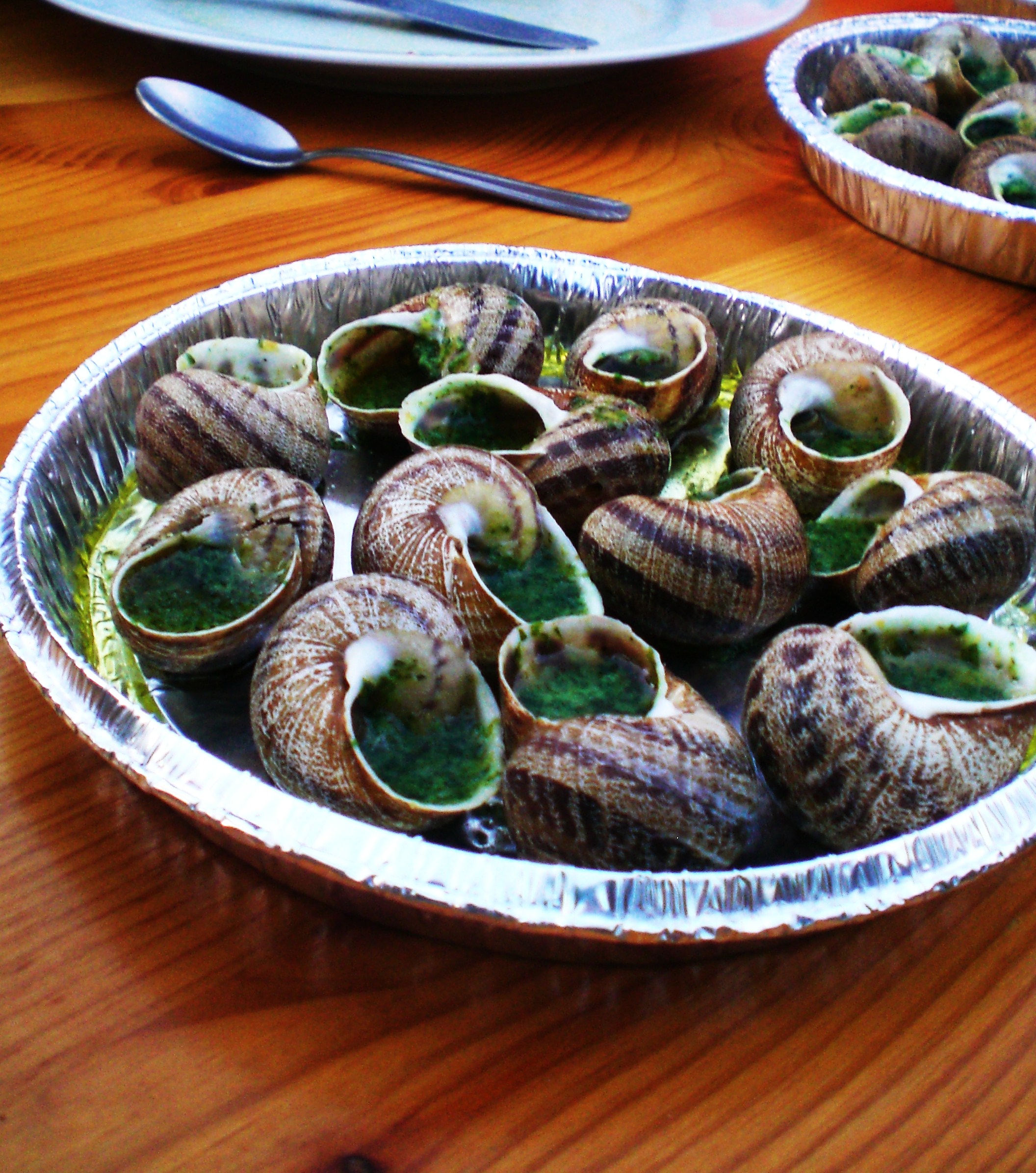 first taste: escargot